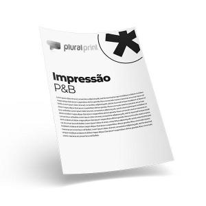 Impressão P&B